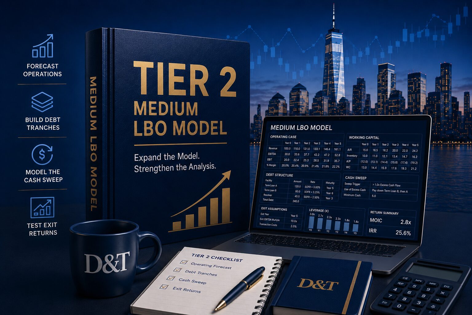Tier 2 - Medium LBO Model